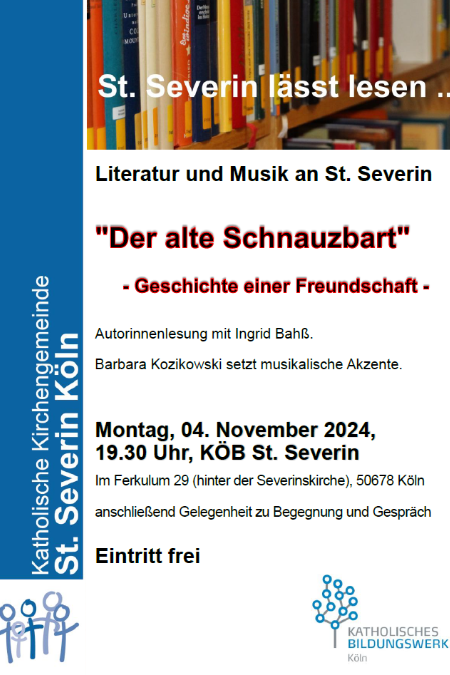 Plakat St. Severin lässt lesen 2024-11-04