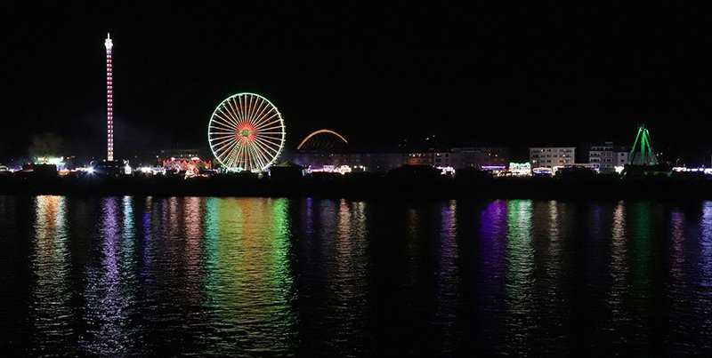 Das Volksfest am Rheinufer in Deutz lockt viele Menschen. (c) SilviaBins