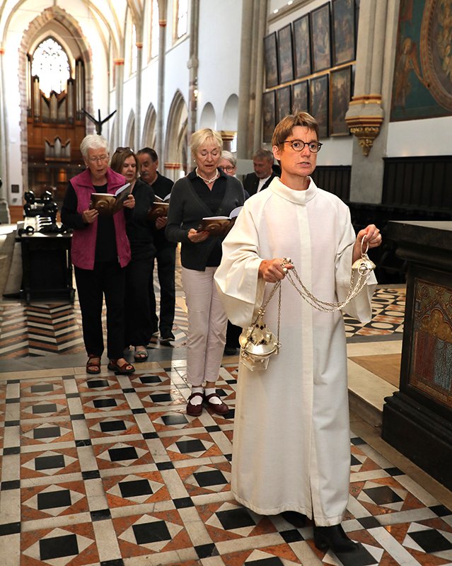 Auch der traditionsreiche Gottesdienst mit der anschließenden Prozession zur Severinusverehrung wird als Wort-Gottes-Feier begangen. (c) SilviaBins