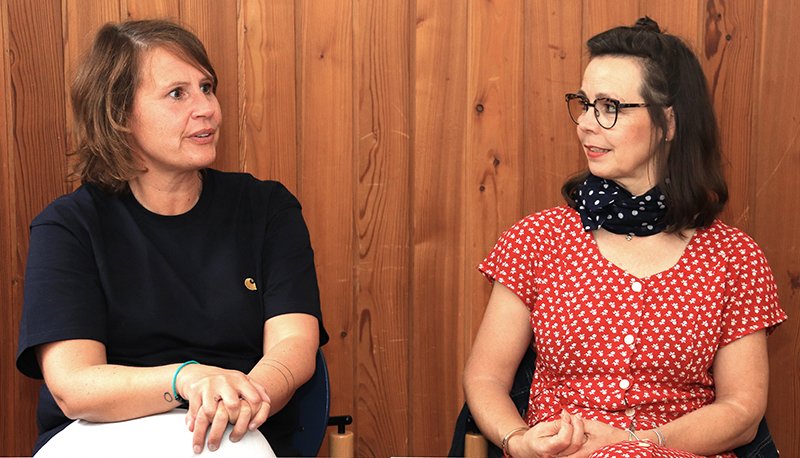 Berichten über die Rolle von Vorbildern bei Schulkindern:  Sonja Romahn (Mainzer Str., l.) und Petra Gebelein (Zugweg, r.) (c) SilviaBins